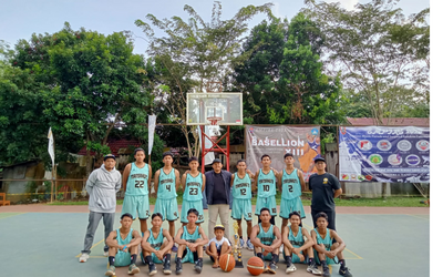 TIM Basket MAN 1 Hulu Sungai Tengah Raih Juara Pada Basketball Competention XII