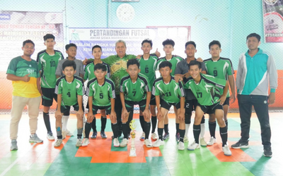 Tim Futsal MAN 1 HST meraih Juara II Pada Peringatan Hari Amal Bhakti Kementerian Agama RI ke - 77
