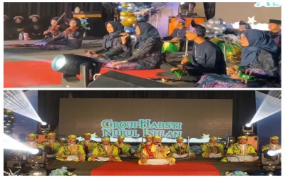 Musik Panting Al Qithar dan Habsyi Nurul Ishlah MAN 1 HST Semarakkan Perpisahan Kelas XII